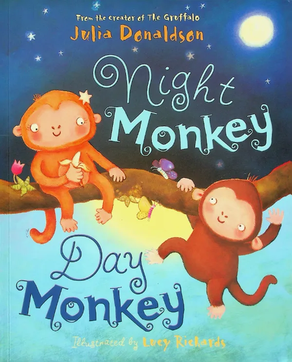 Night Monkey, Day Monkey, coperta față
