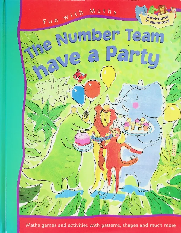 The Number Team Have a Party, coperta față