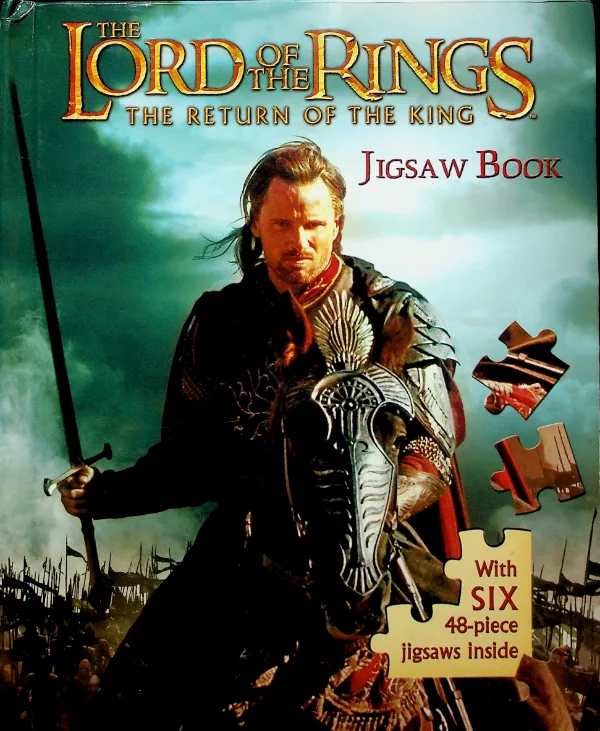 The Lord of the Rings: The Return of the King Jigsaw Book, coperta față