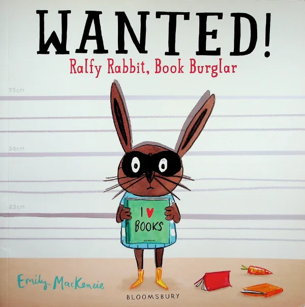 Wanted! Ralfy Rabbit, Book Burglar, coperta față