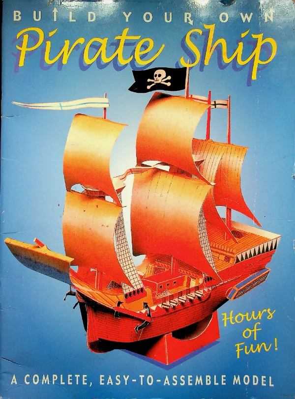 Build Your Own Pirate Ship, coperta față