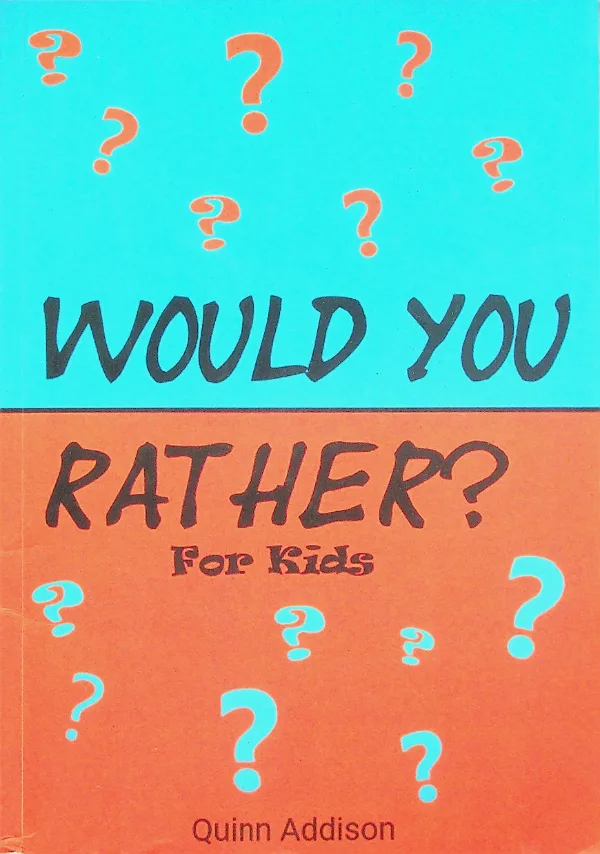 Would You Rather? For Kids, coperta față
