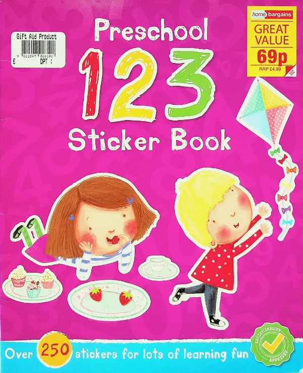 Preschool 123 Sticker Book