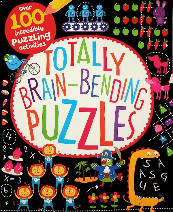 Totally Brain-Bending Puzzles, coperta față